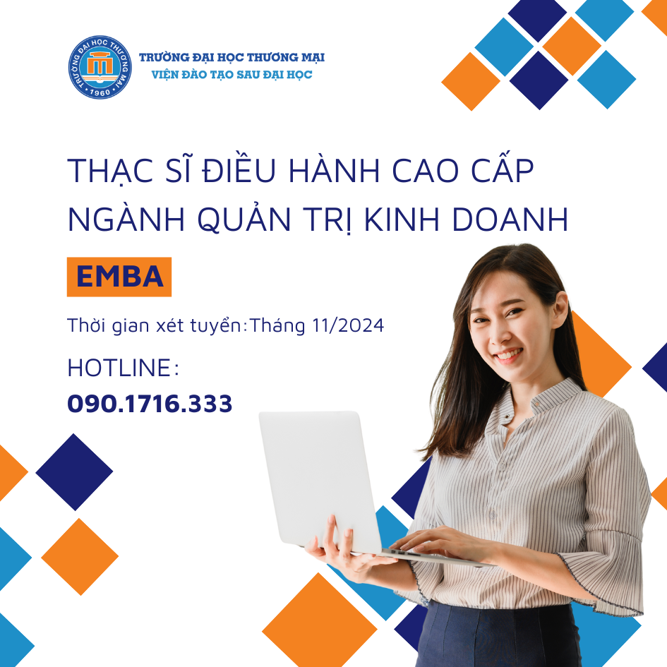 Tuyển sinh Thạc sĩ Điều hành cao cấp