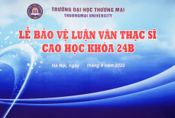 Hội đồng đánh giá luận văn thạc sĩ khóa cao học 24B