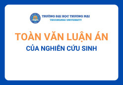 Luận án của nghiên cứu sinh Hoàng Thị Ba