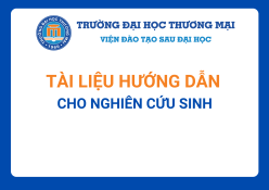 Hướng dẫn dành cho nghiên cứu sinh