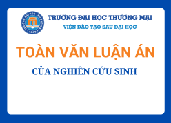 Luận án của nghiên cứu sinh Nguyễn Hoàng Nam