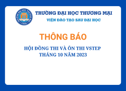 Hội đồng thi và ôn thi VSTEP tháng 10 năm 2023