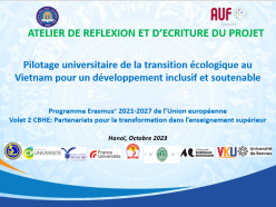 Làm việc với đoàn chuyên gia Châu Âu và đại diện các trường đối tác Việt Nam về Dự án ERASMUS+