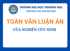 Luận án của nghiên cứu sinh Dương Nguyễn Thanh Thuỷ
