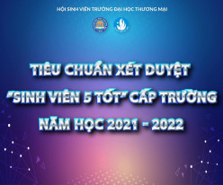 CÔNG BỐ QUY ĐỊNH TIÊU CHUẨN XÉT CHỌN DANH HIỆU "SINH VIÊN 5 TỐT" NĂM HỌC 2022