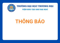 Thông báo kết quả xét công nhận tốt nghiệp và kiểm tra dữ liệu in bằng Thạc sĩ đợt tháng 8 năm 2024