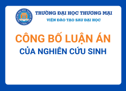 Công bố luận án sau bảo vệ của nghiên cứu sinh Lê Bảo Ngọc