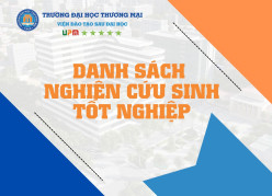 Danh sách nghiên cứu sinh được công nhận học vị và cấp bằng tiến sĩ năm 2025