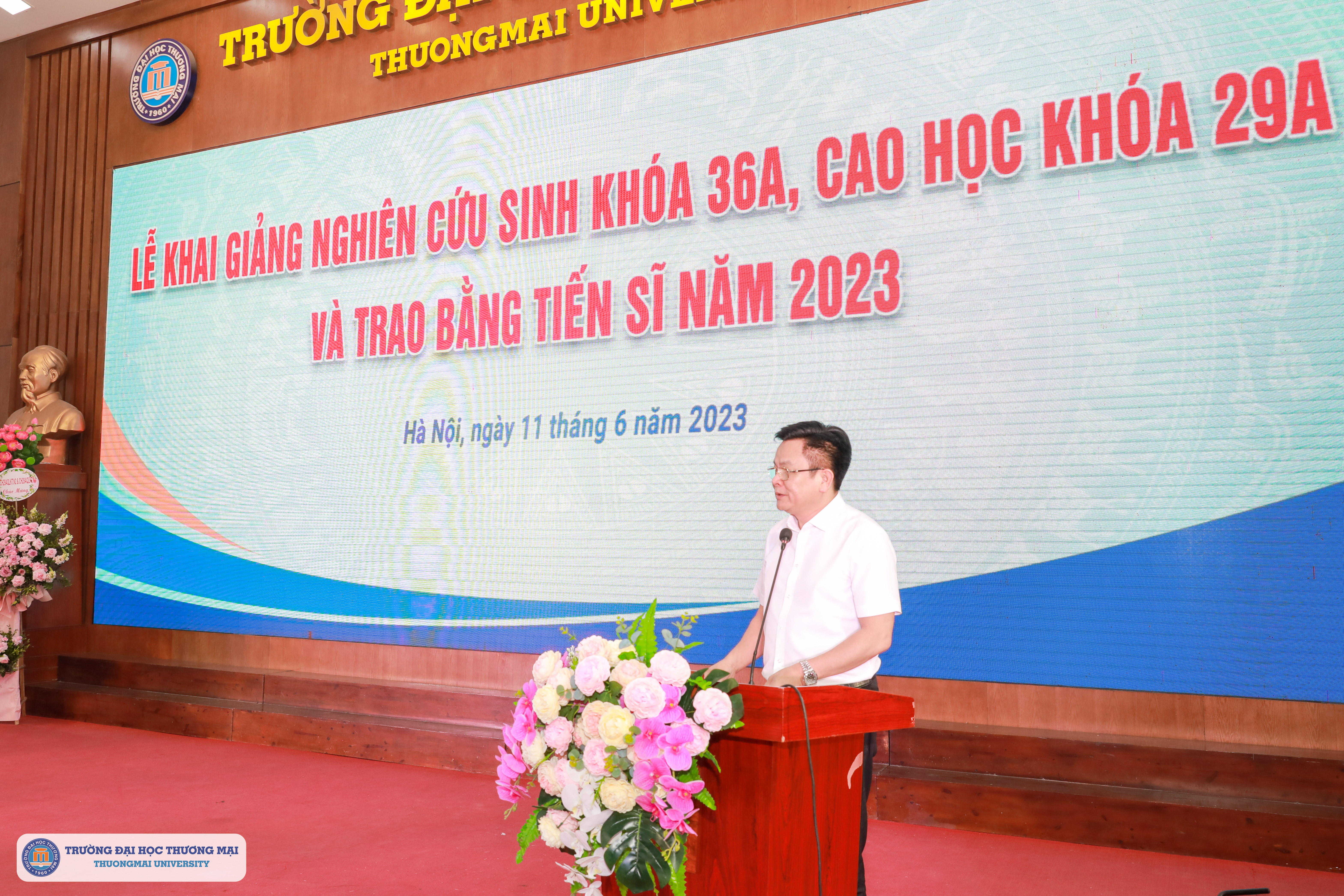 Lễ khai giảng nghiên cứu sinh khoá 36A, cao học khoá 29A và trao bằng tiến sĩ năm 2023